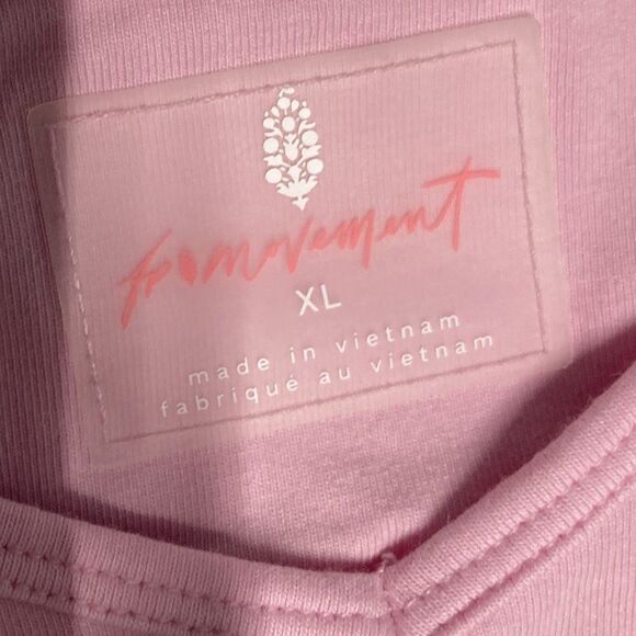 Free People FP MOVEMENT Hot Shot Onesie Light Pink Womens  XL Harem Romper - Picture 4 of 11